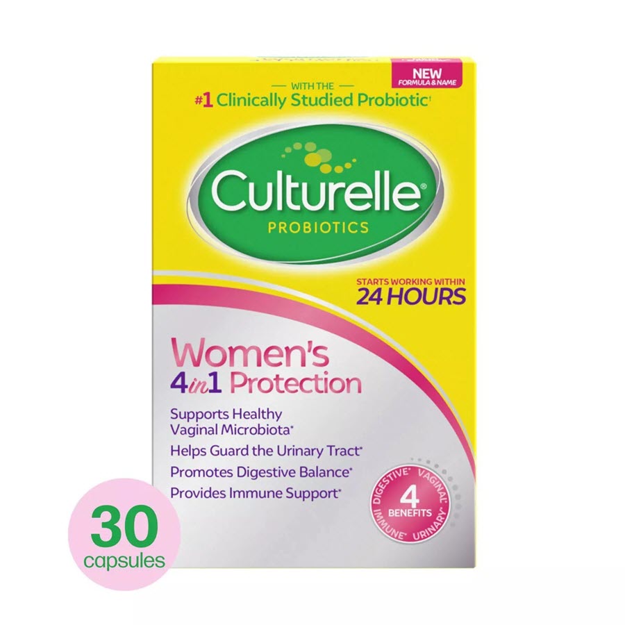 Culturelle Women's 4 in 1 Protection for Vaginal, Digestive and Immune Health - 30ct