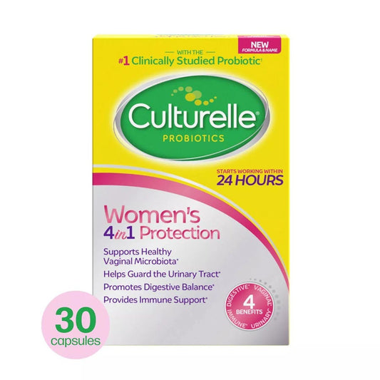 Culturelle Women's 4 in 1 Protection for Vaginal, Digestive and Immune Health - 30ct