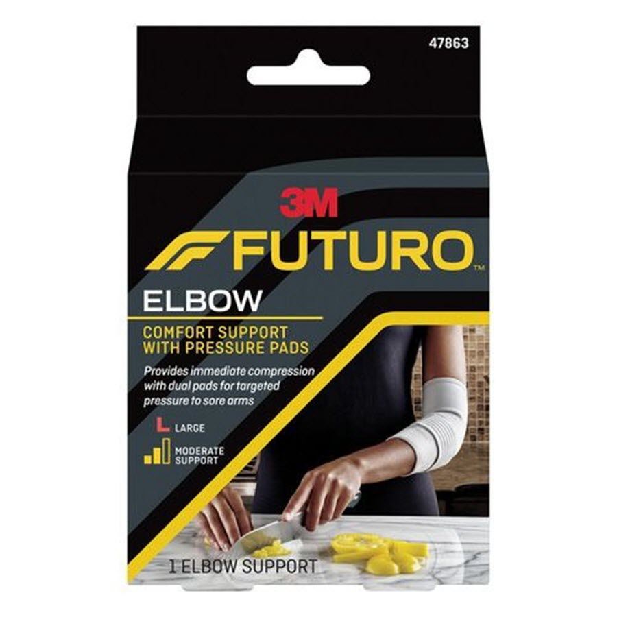 FUTURO Elbow Support With Pressure Pads, Large 47863EN