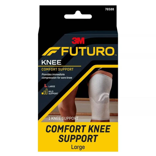 FUTURO Comfort Knee Support with Breathable, 4-Way Stretch Material, Large 76588EN