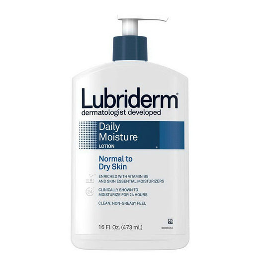 Lubriderm Daily Moisture Body & Hand Lotion For Dry Skin with Pro Vitamin B5 - Scented - 16oz