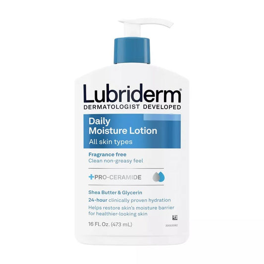 Lubriderm Daily Moisture Hydrating Body Lotion, Fragrance-Free, 16oz