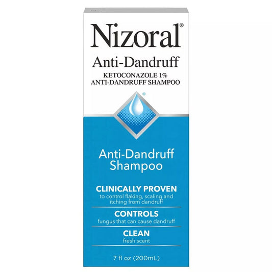 Nizoral Anti Dandruff Shampoo with 1% Ketoconazole, Clean Fresh Scent, 7oz