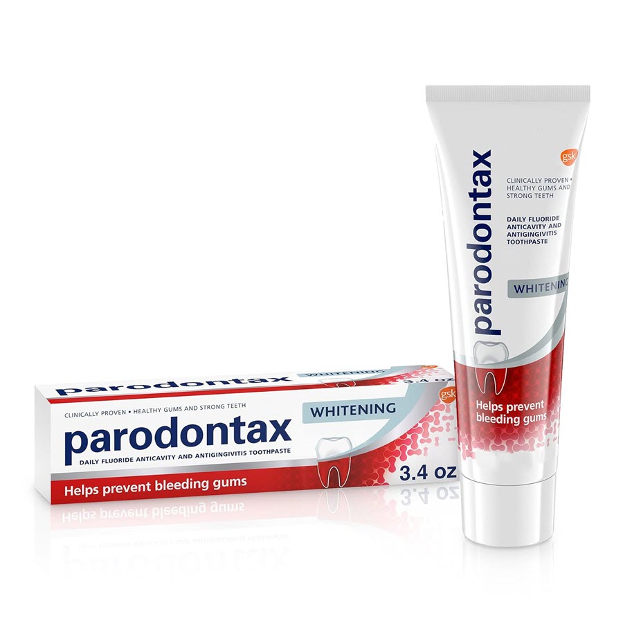 Parodontax Whitening Toothpaste for Bleeding Gums, 3.4oz