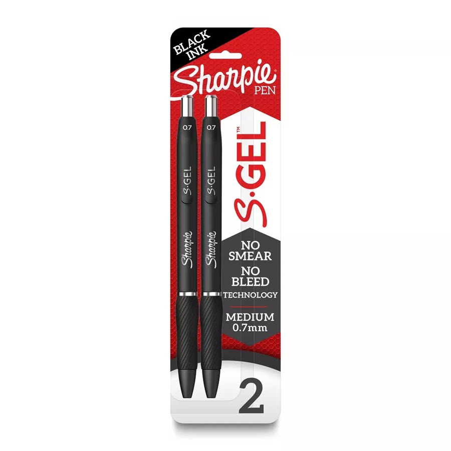 Sharpie S-Gel Pens - 0.7mm Pen Point Size - 2pk