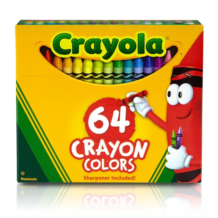 Crayola 64ct Classic Crayons with Sharpener