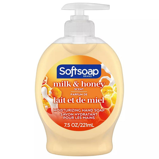 Softsoap Moisturizing Liquid Hand Soap Pump - Milk & Honey - 7.5 fl oz