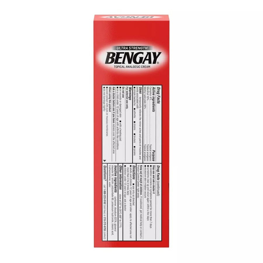 Bengay Ultra Strength Pain Relieving Cream - 4oz