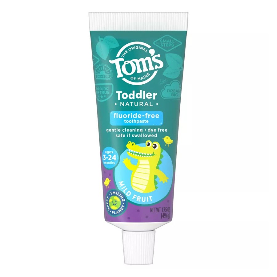 Tom's Mild Fruit Natural Toddler Training Toothpaste - 1.75oz