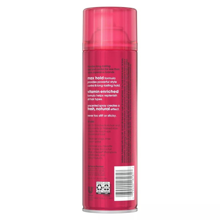 Suave Max Hold Unscented Hairspray - 11oz