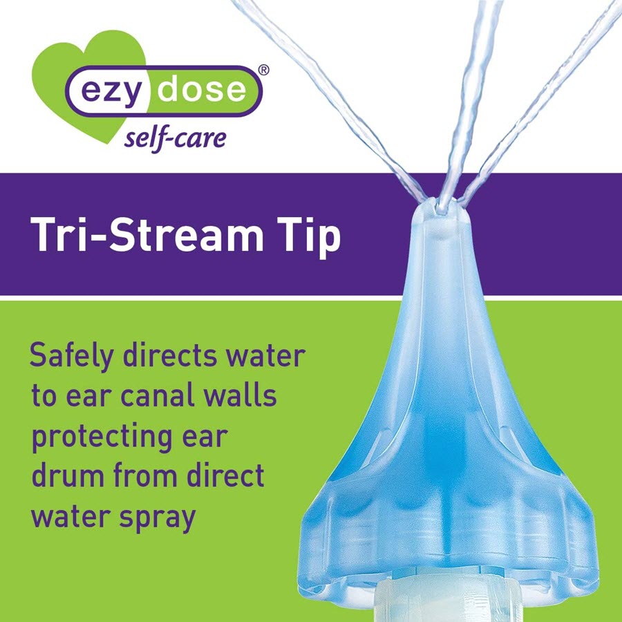 Ezy Dose Ear Wax Removal Syringe, Tri-Stream Tip