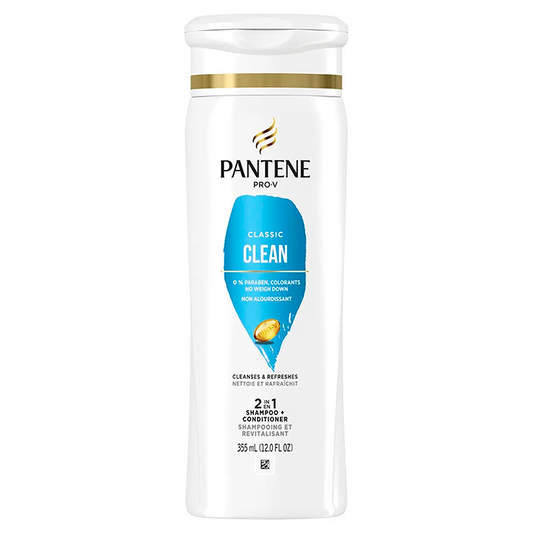 Pantene Pro-V Classic Clean 2in1 Shampoo + Conditioner, 12oz