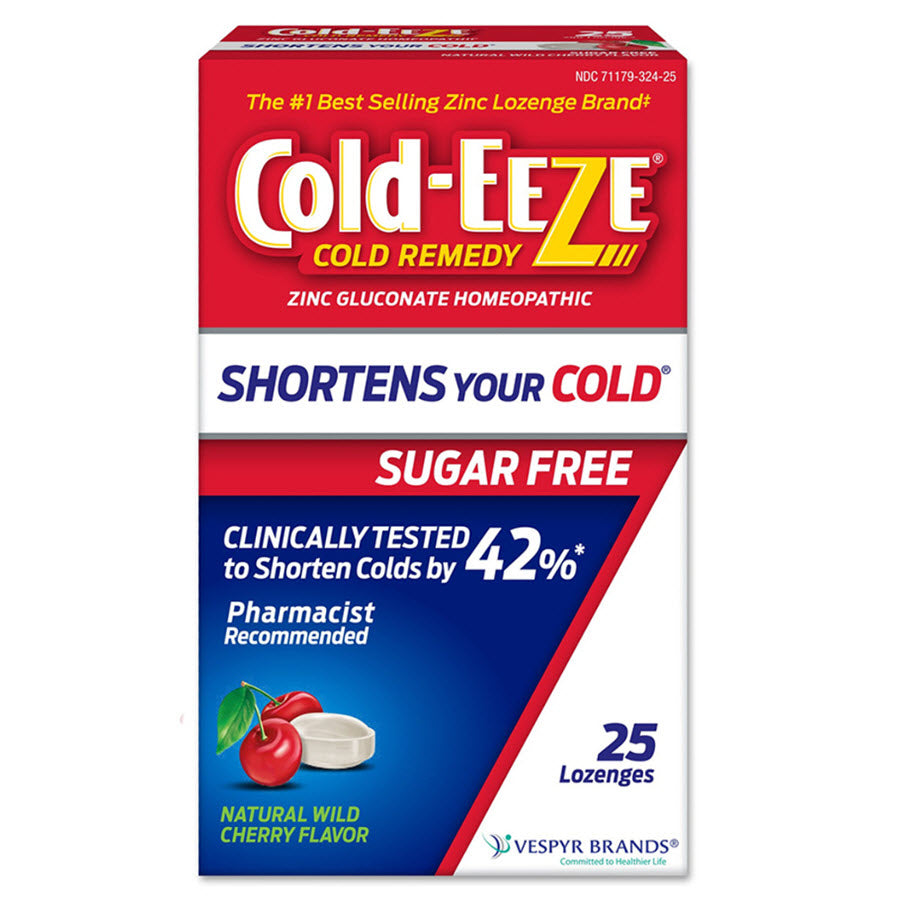 Cold-EEZE Cold Remedy Lozenge Sugar Free Wild Cherry - 25 Lozenges