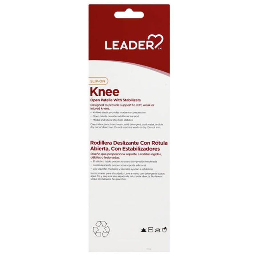 Leader Knee Support, Slip-On, Medium