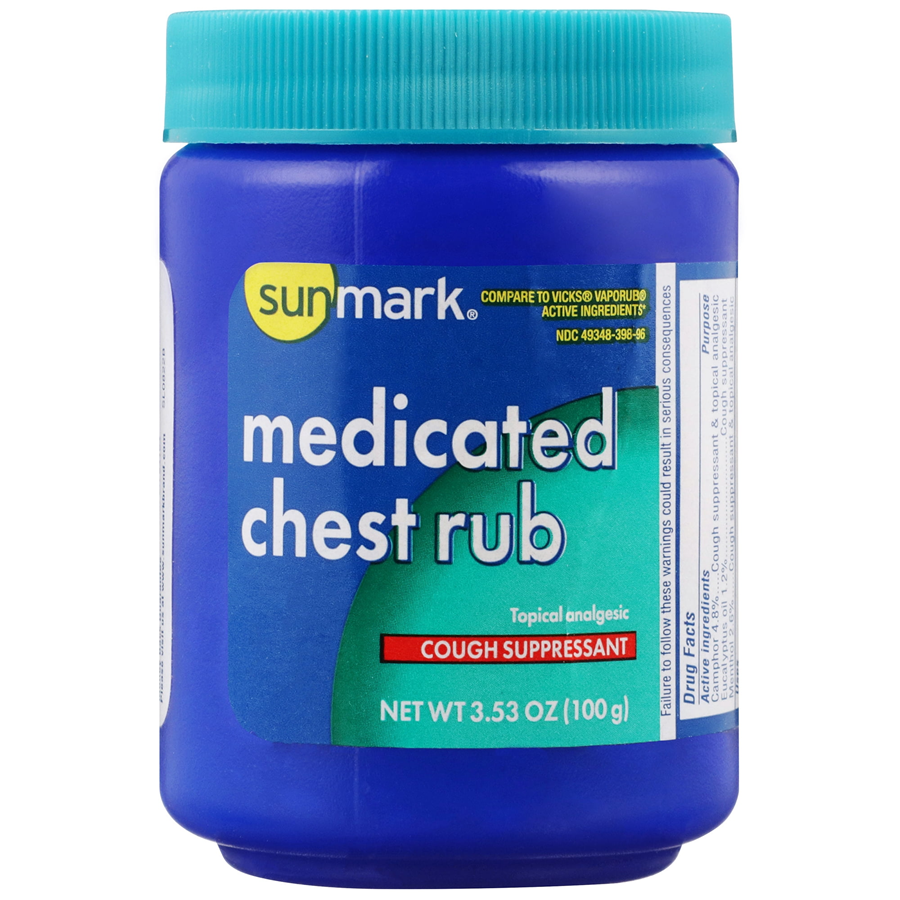 Sunmark Medicated Chest Rub, 3.53oz