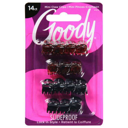 Goody Mini Claw Clips, 14ct