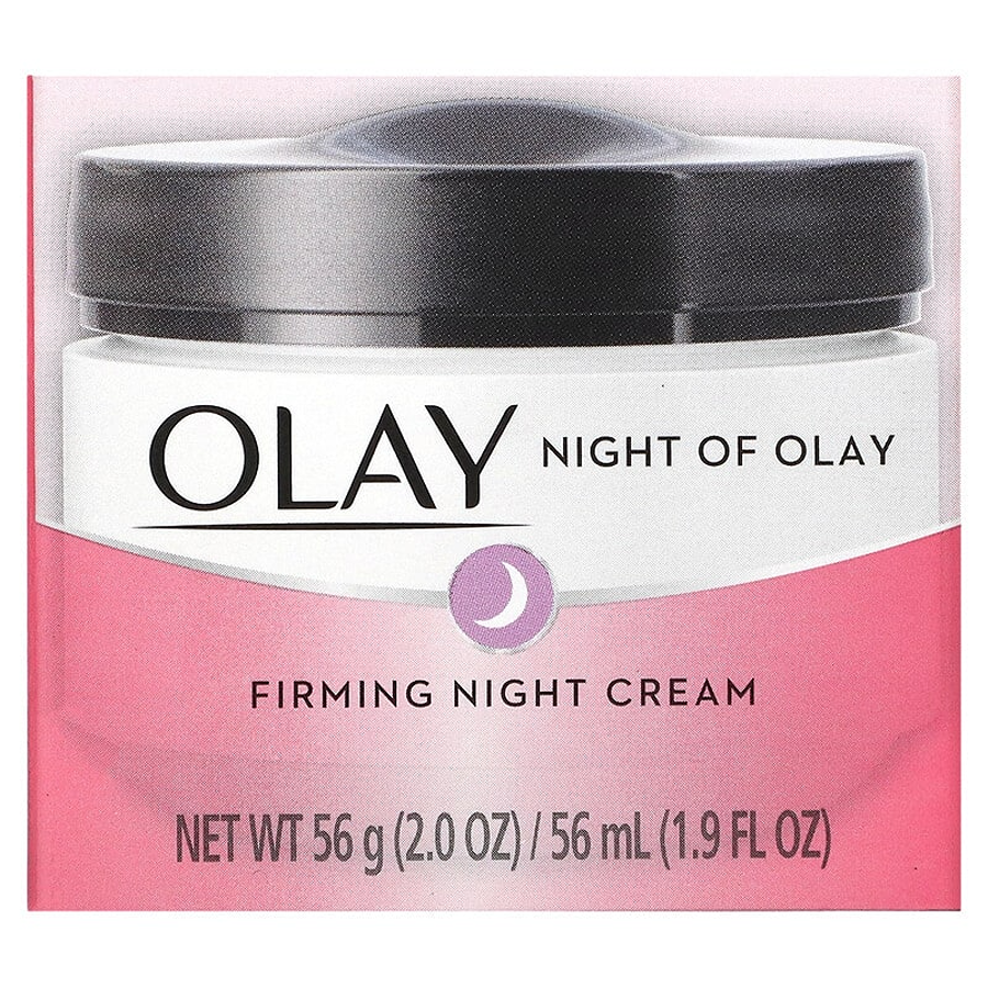 Olay Night Firming Cream, Oil-Free, Restores Hydration - 2oz