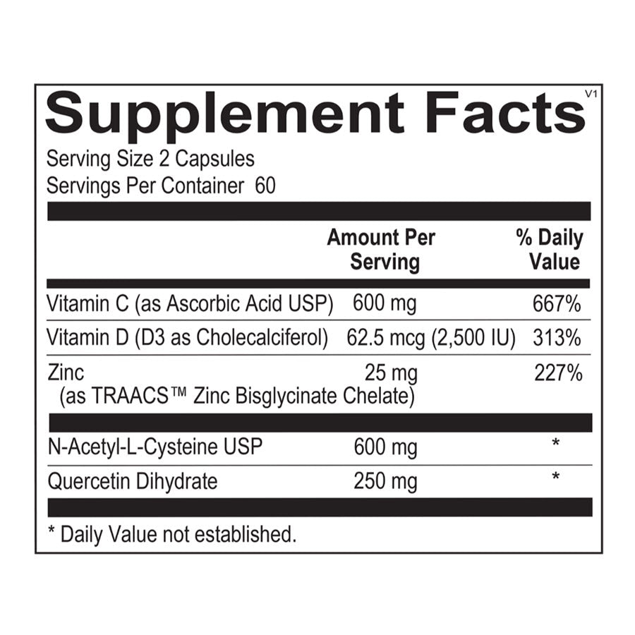 Ortho Molecular OrthoMune Immune Health, 120 capsules