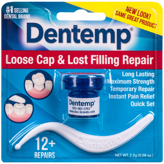 Dentemp Maximum Strength Loose Cap And Lost Filling Repair Set