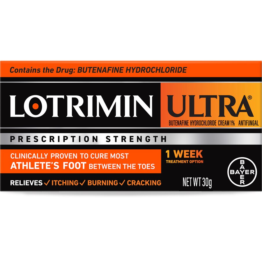 Lotrimin Ultra Antifungal Cream Athlete's Foot Treatment, 30g