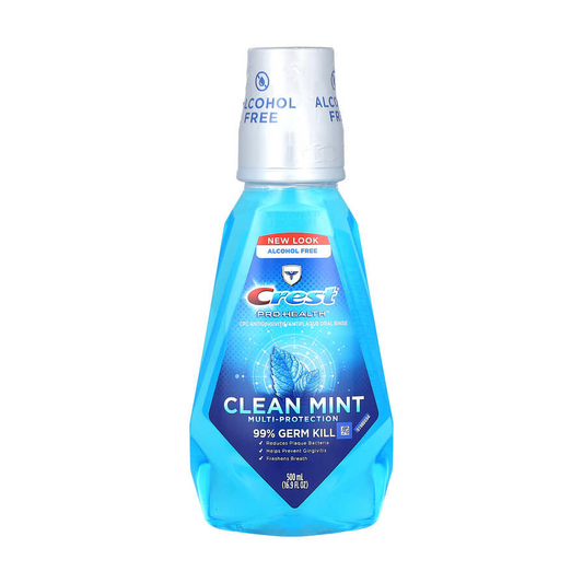 Crest Pro Health Rinse, Clean Mint (Alcohol Free), 16.9 oz 500ml