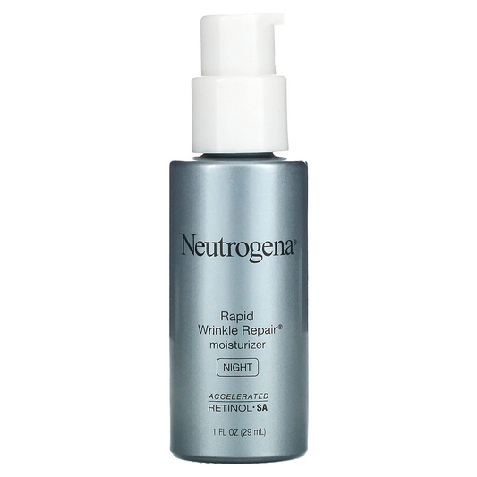 Neutrogena Rapid Wrinkle Repair Retinol Night Face Moisturizer with Hyaluronic Acid - 1 fl oz