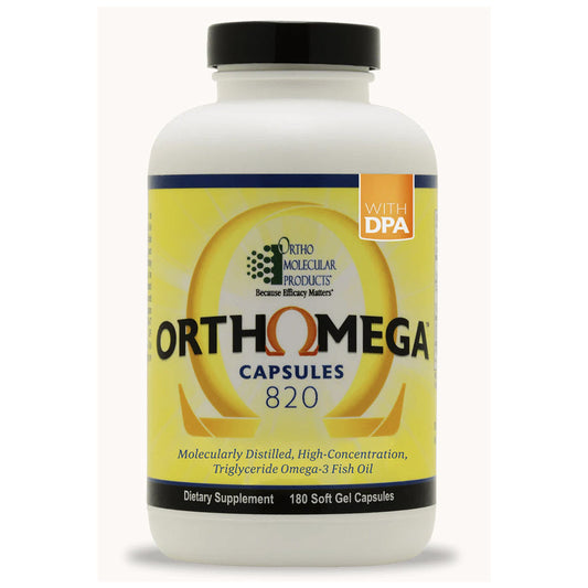 Ortho Molecular Orthomega 820, 180 Soft Gel Capsules