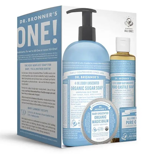 Dr. Bronner's Magic Soaps Baby Unscented Gift Set