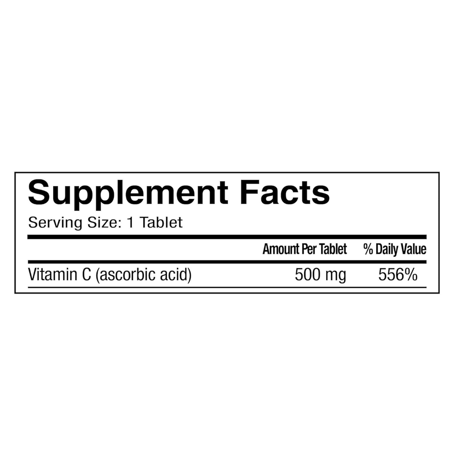 Freeda Pure Vitamin C 500mg, 250 Tablets