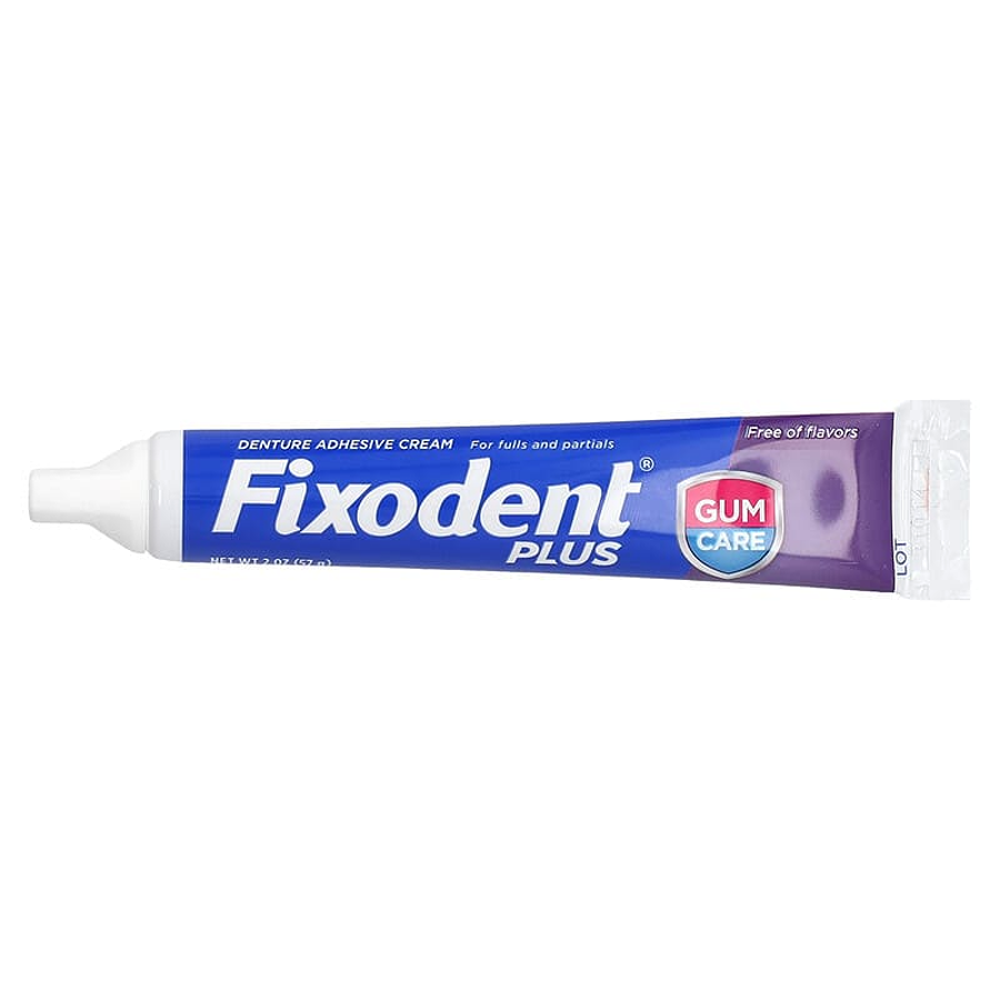 Fixodent Plus Denture Adhesive Cream, Superior Hold, 2 oz