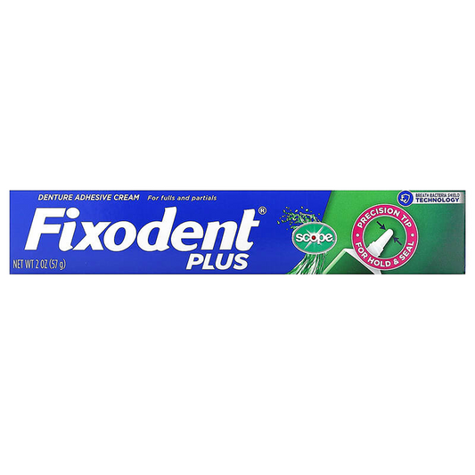 Fixodent Plus Scope Precision Hold and Seal Adhesive Cream, 2oz