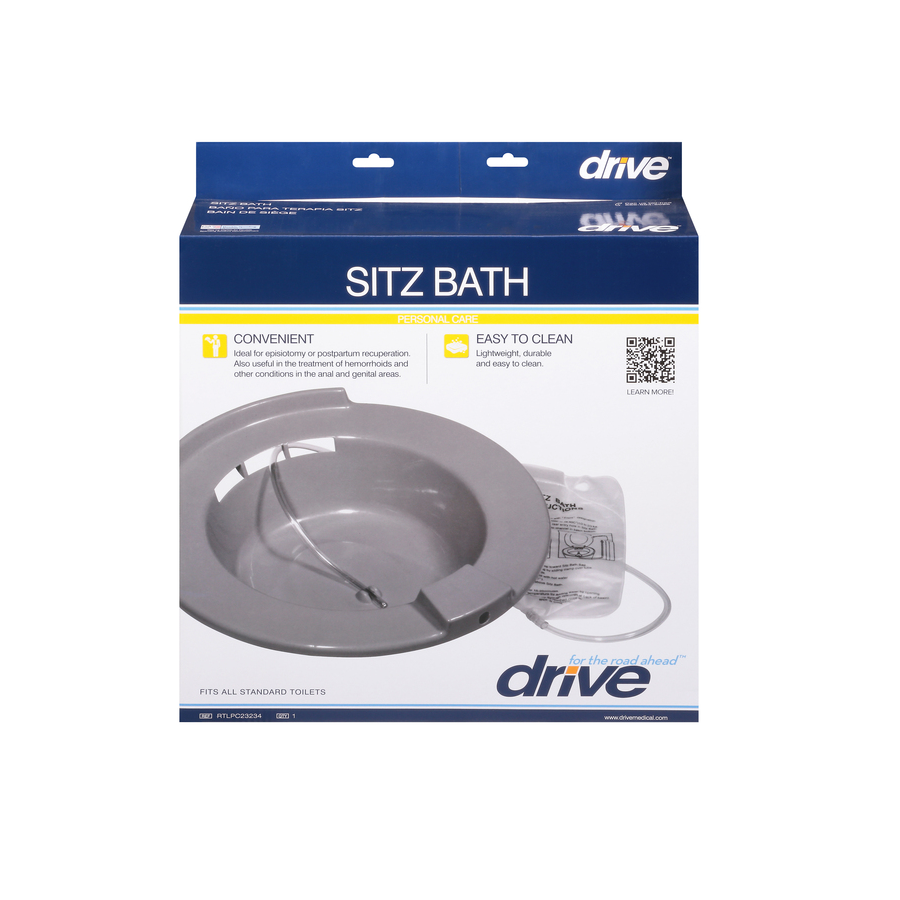 Drive Medical Sitz Bath, Gray