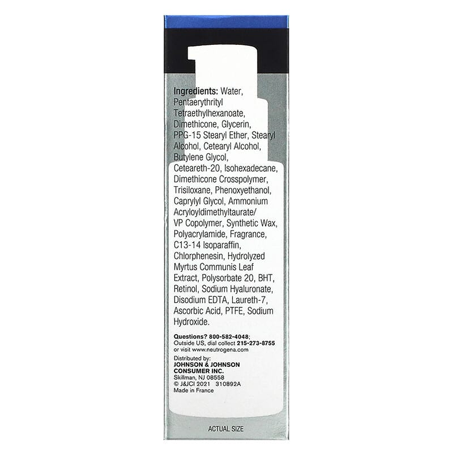 Neutrogena Rapid Wrinkle Repair Retinol Night Face Moisturizer with Hyaluronic Acid - 1 fl oz