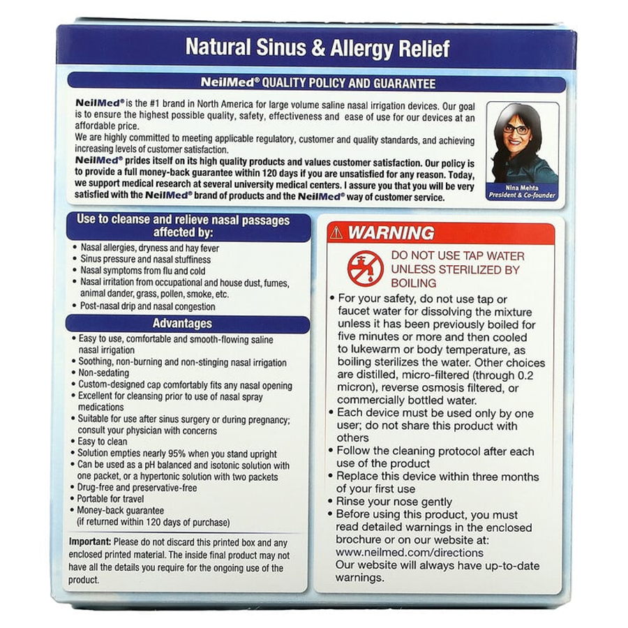 NeilMed Pharmaceuticals Original Sinus Rinse Kit Packets - 50ct