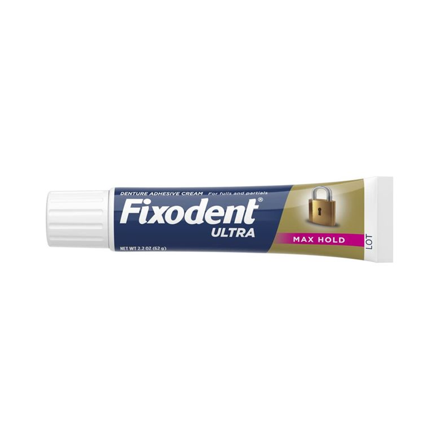 Fixodent Ultra Max Hold Dental Adhesive Cream, 2.2oz