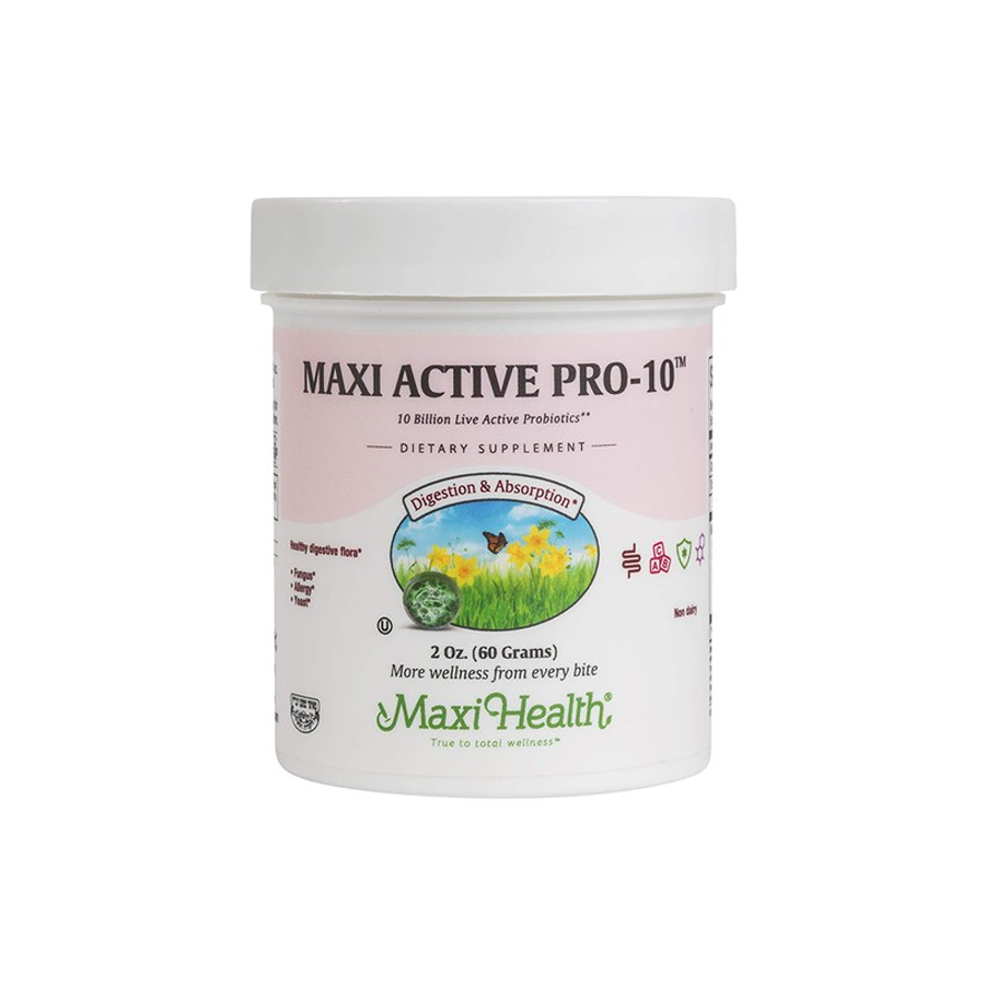 Maxi Health  Active Pro-10 Probiotic Powder 2oz