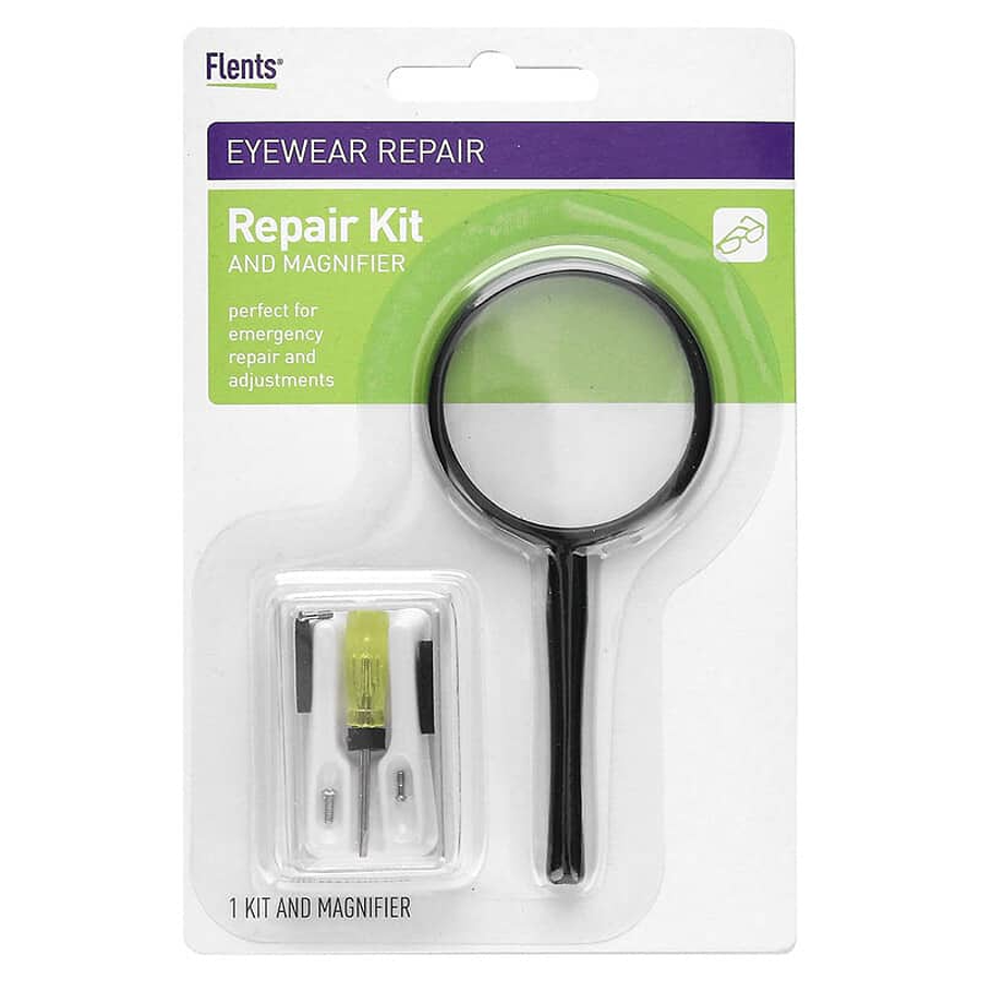 Flents Eyeglass Repair Kit And Magnifier