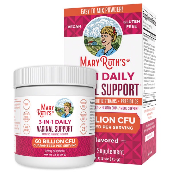 MaryRuth's Unflavored 3-in-1 Daily Vaginal Support Powder 0.5 oz.