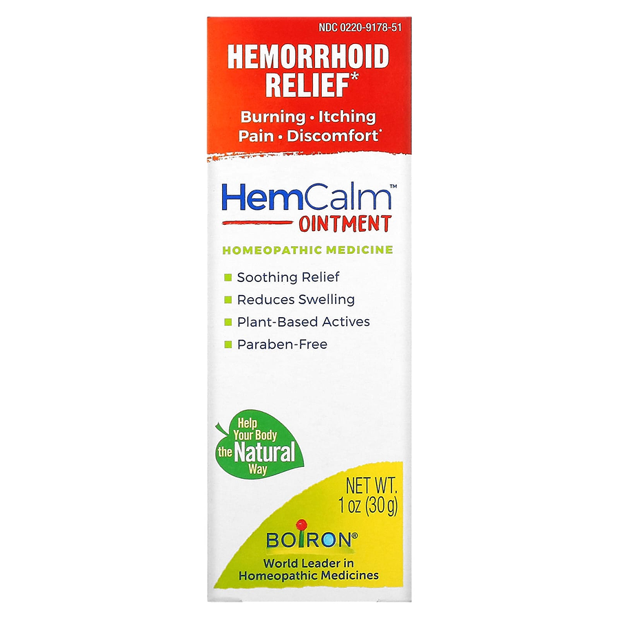 Boiron HemCalm Homeopathic Medicine For Hemorrhoid Relief - 1 oz Ointment