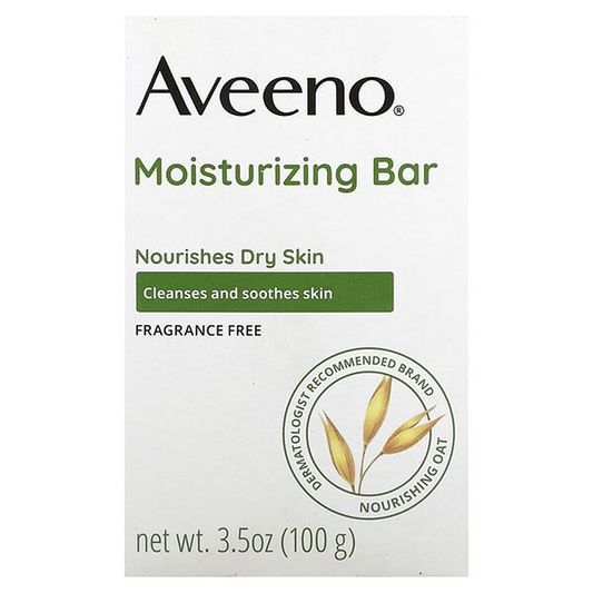 Aveeno Moisturizing Bar - Fragrance Free, 3.5 oz Bar