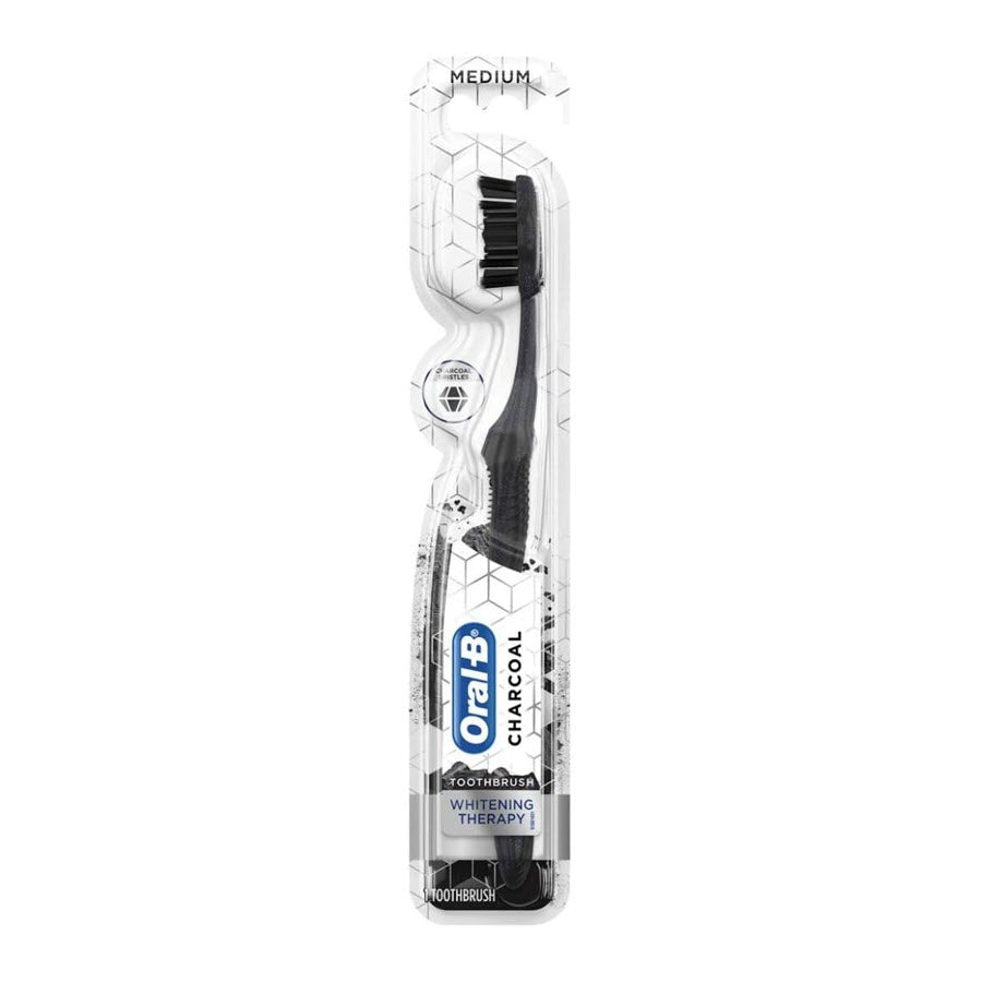 Oral B Charcoal Whitening Therapy Toothbrush, Medium