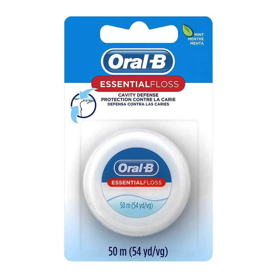 Oral-B Floss Essential Mint Wax, 54 Yards