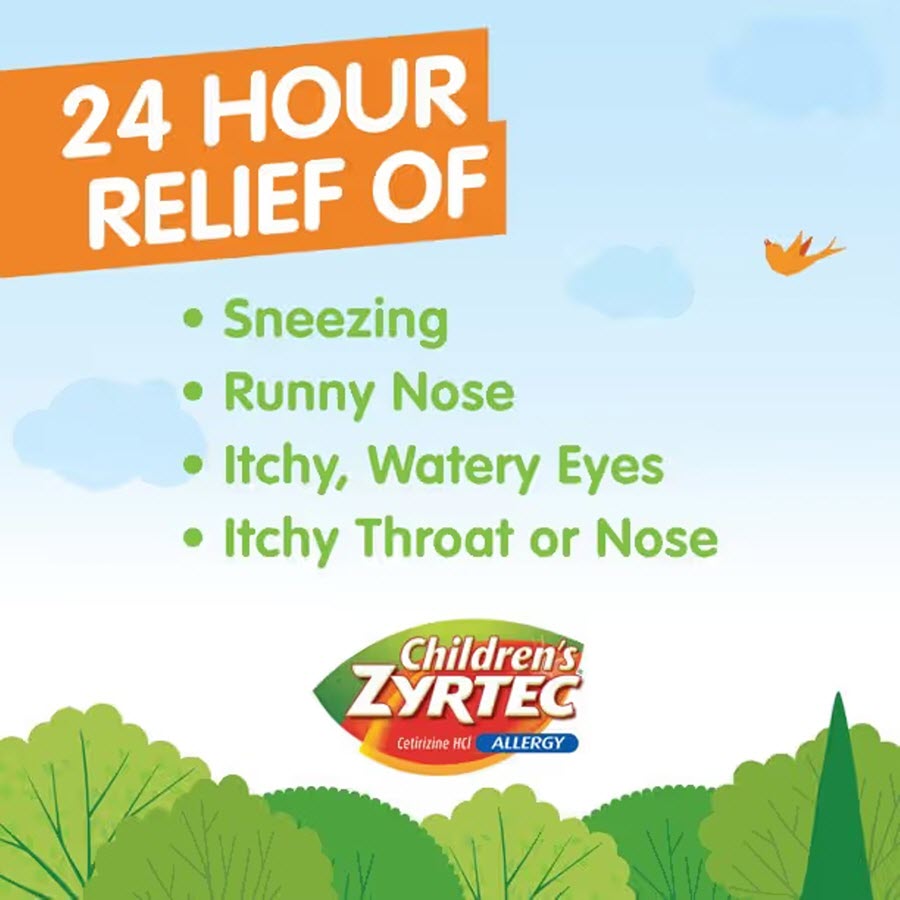 Zyrtec Children's 24-Hr Allergy Dissolve Tablets, Citrus 12 ea