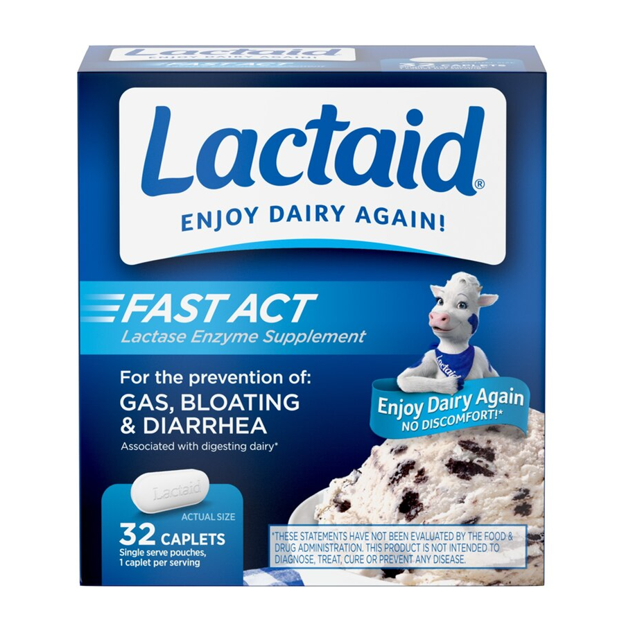 Lactaid Fast Act Caplets - 32ct