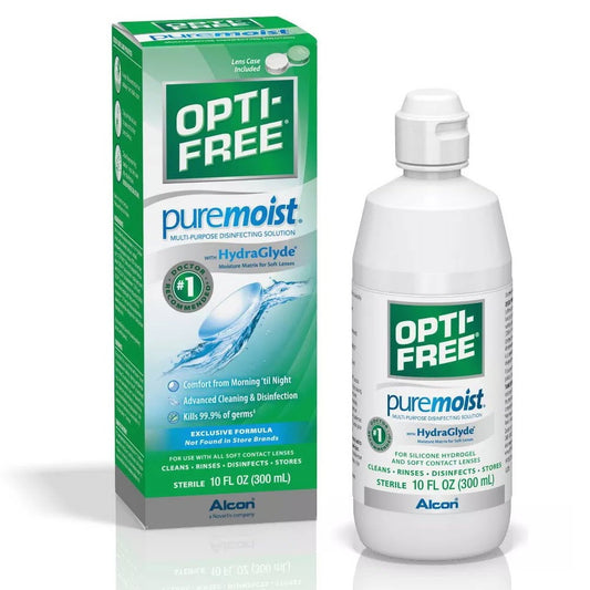 Opti-Free PureMoist Multi-Purpose Disinfecting Contact Lens Solution, 10oz