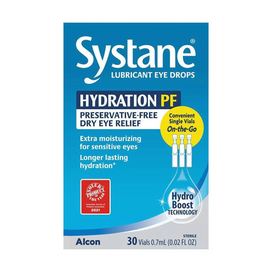 Systane Hydration Preservative Free Dry Eye Drops Vials - 30ct