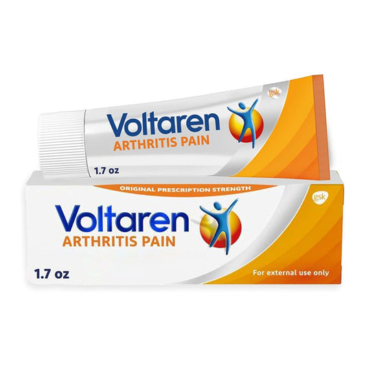 Voltaren Diclofenac Sodium Topical Arthritis Pain Relief Gel Tube, 1.7oz