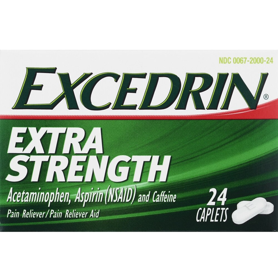 Excedrin Extra Strength Pain Relief Caplets - 24 ct