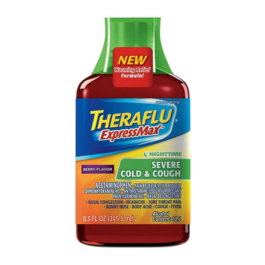 Theraflu ExpressMax Nighttime Severe Cough & Cold, 8.3oz