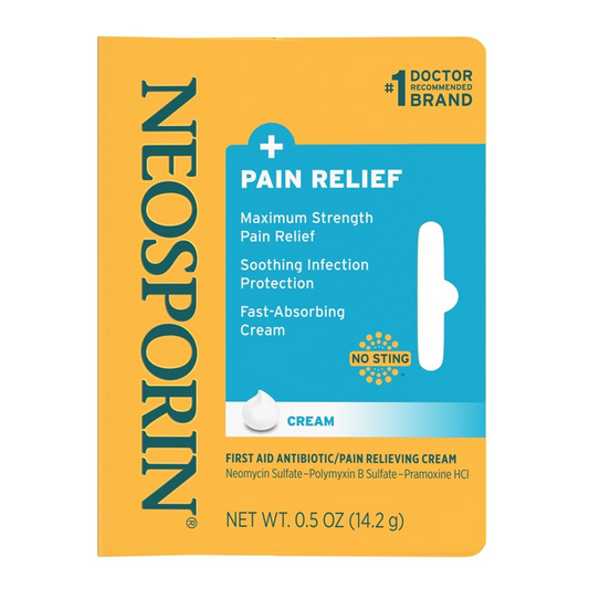 Neosporin + Pain Relief Dual Action Cream, 0.5oz